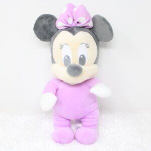 Minnie Mouse Plush Pastel Disney Parks Authentic Stuffed Animal 11" tall